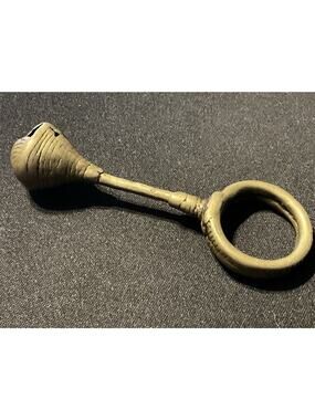 Antique Brass Baby Rattle Crotal/Rumble Very Old